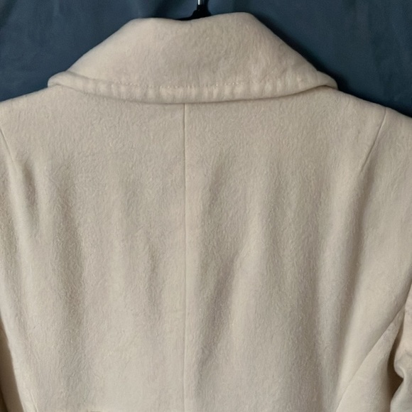Fossil: Ivory Vintage Wool Blend Winter Coat- M - Picture 10 of 16